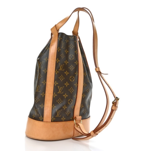 Louis Vuitton authentic Monogram Randonnee vintage bag Uniqe Shape - Picture 2 of 8